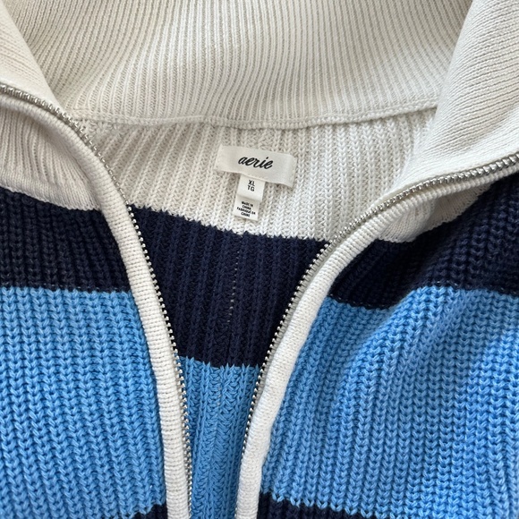 Aerie Beyond Quarter Zip Sweater Oversized - Picture 4 of 4